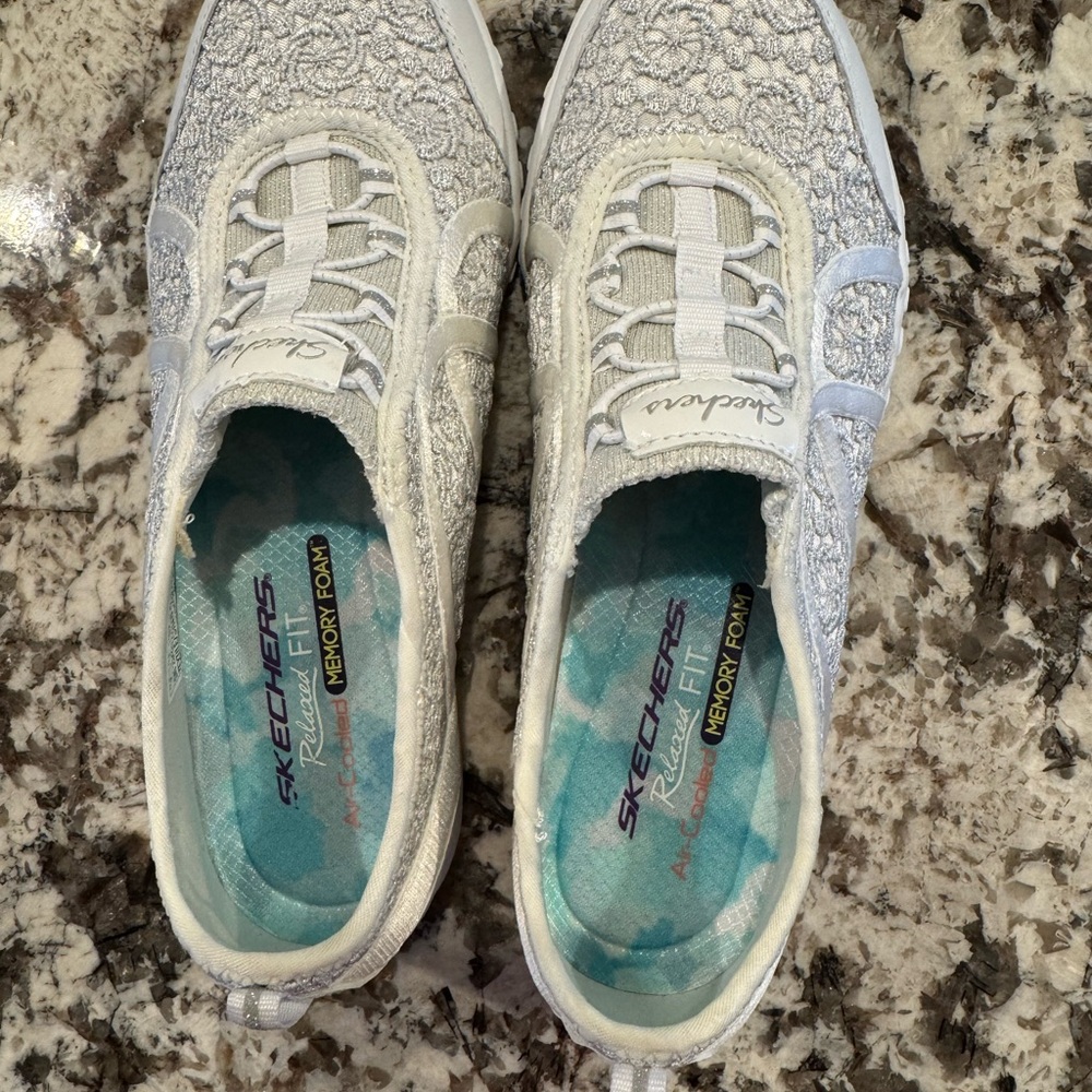 Skechers Women's White Casual Shoes